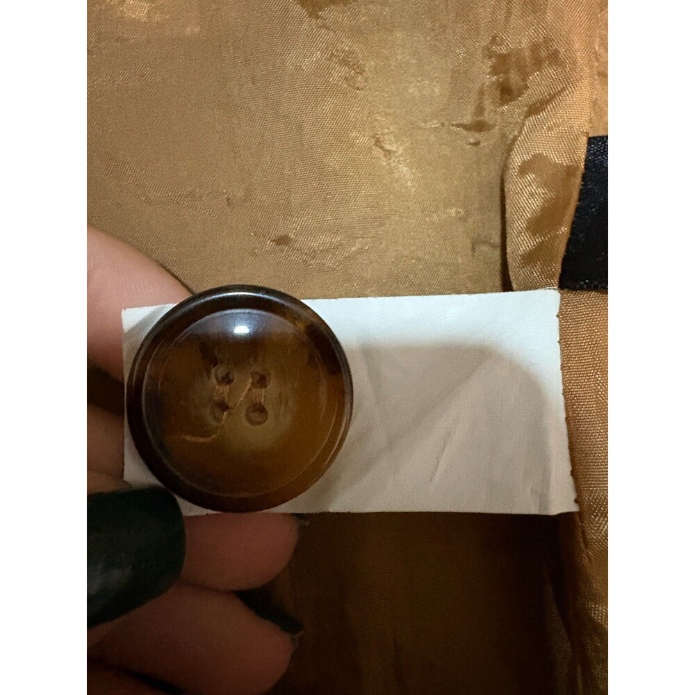 Nasty Gal Collection Faux Leather Blazer Jacket Tan Brown Size US 10 Lined - Picture 9 of 16